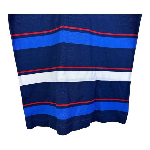 Paul & Shark Yachting Polo "Shark Fit” Slim Fit Blue & Red Stripe Mens Small - Picture 6 of 10